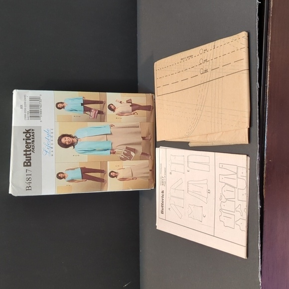 Butterick B4817 Womens Uncut Sewing Pattern Size 18W, 20W, 22W, 24W - Picture 3 of 3